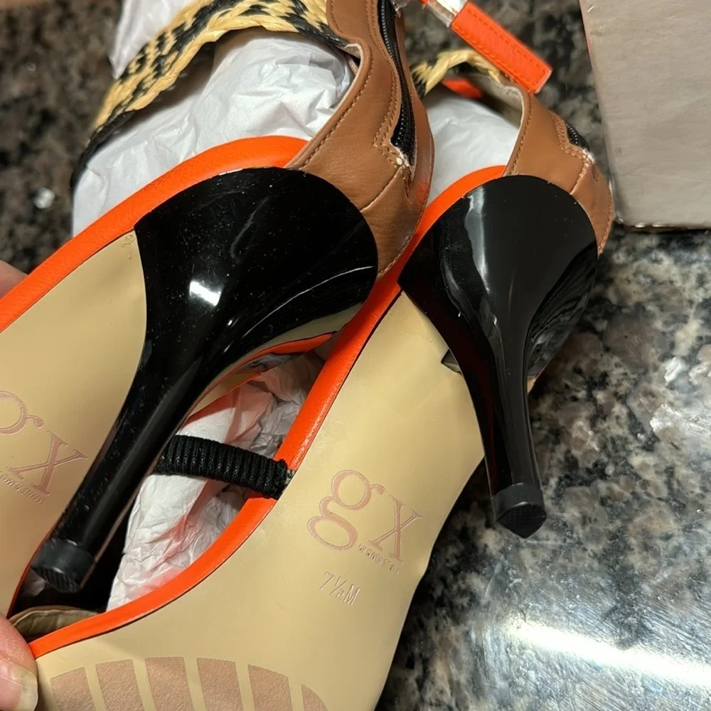 GX Gwen Stefani heeled boho inspired sandal NIB 7.5
